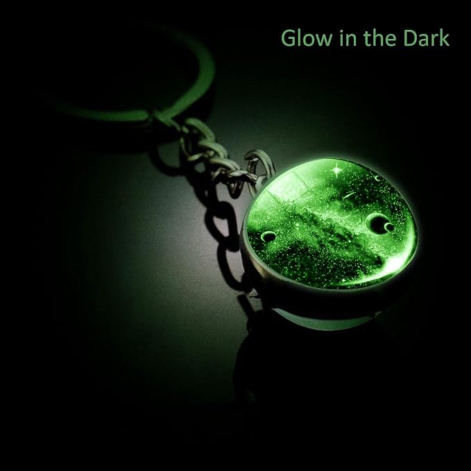 JWPavilion Solar System Planet keychain Accessories Pendant Glow In The Dark - Image 4