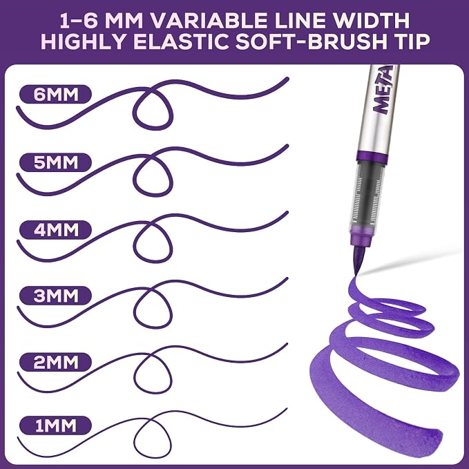Metallic Acrylic Paint Markers, Fabric Paint, DIY Crafts - Image 2