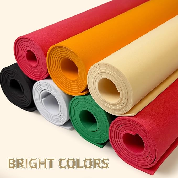 biguphate EVA Foam Roll - 2mm Thick Beige Craft Foam Sheets - 15" x 39" Large - Image 7