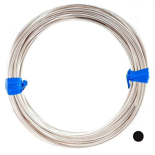 CRAFT WIRE 18 Gauge, 925 Sterling Silver Wire Half Hard Made in USA - 10FT | by CRAFTWIRE