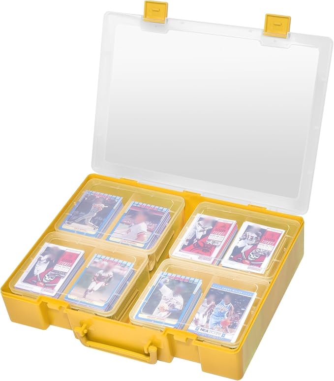 ALCYON 1600+ Trading Card Storage Box, Waterproof Plastic TCG Card Organizer by ALCYON