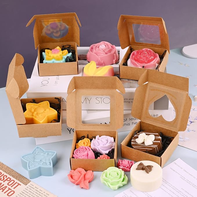 Moukiween 30 PCS Brown Soap Boxes - Image 4