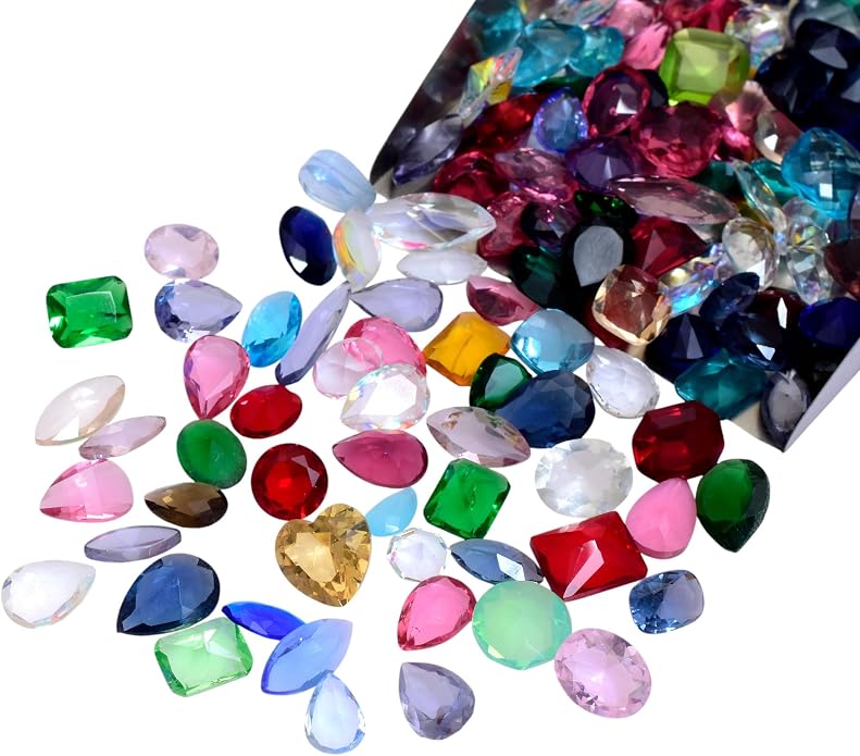 Mixed Natural Glass Loose Gemstones | Grade A+ | Hand Cut & Polished Gemstone - Image 5