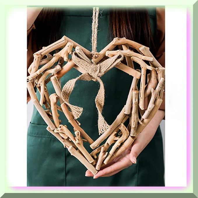 20 Pcs Wood Natural Driftwood Pieces Branch Slices Beach Decor - Image 9