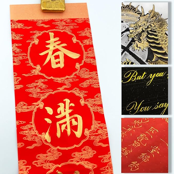 Gold Ink, 100ml / 3.5oz - Image 6