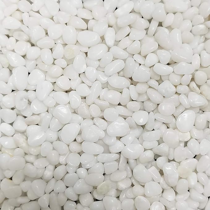 Natural Polished Decorative White Pebbles - Image 7