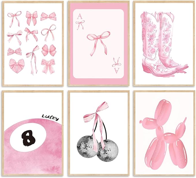 6 Pack Coquette Diamond Art Kits by LEZHIJIA