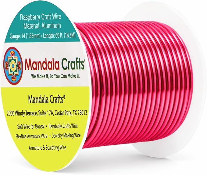 Mandala Crafts 14 Gauge Anodized Aluminum Craft Wire by MandalaCrafts