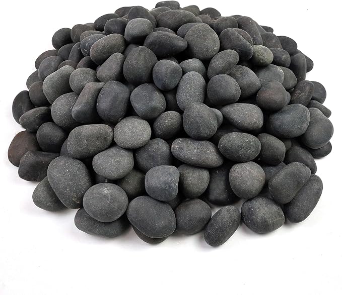 FANTIAN 20 lbs Black River Rocks by FANTIAN-GardeningMakesLifeBetter