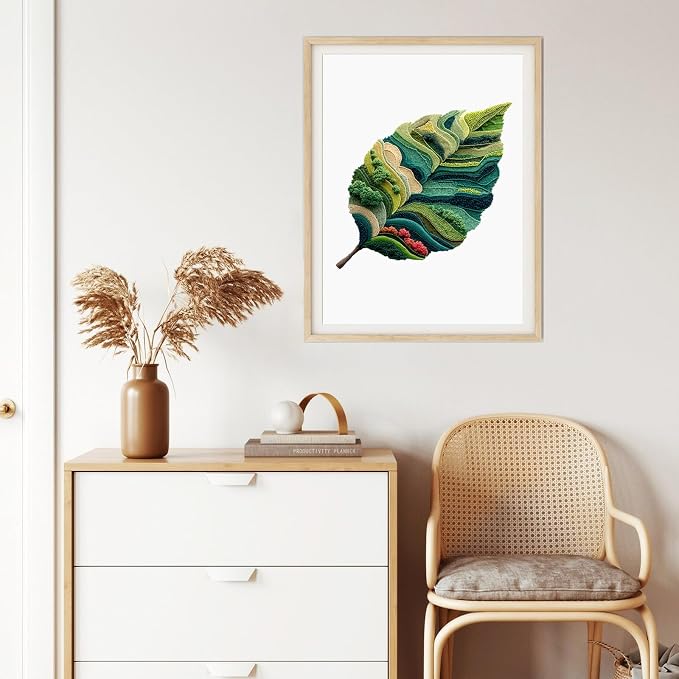MYS A·U·R Wooden Puzzles for Adults, Nature Leaf Jigsaw Puzzle 200pcs, - Image 5