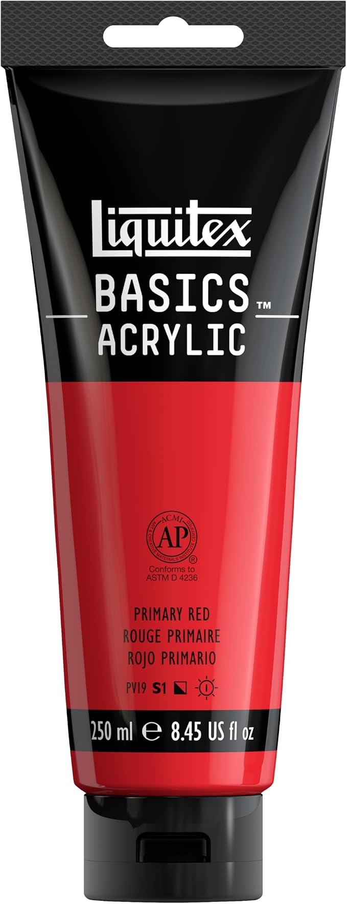 Liquitex BASICS Acrylic Paint, 250ml Tube, Primary Red by Liquitex