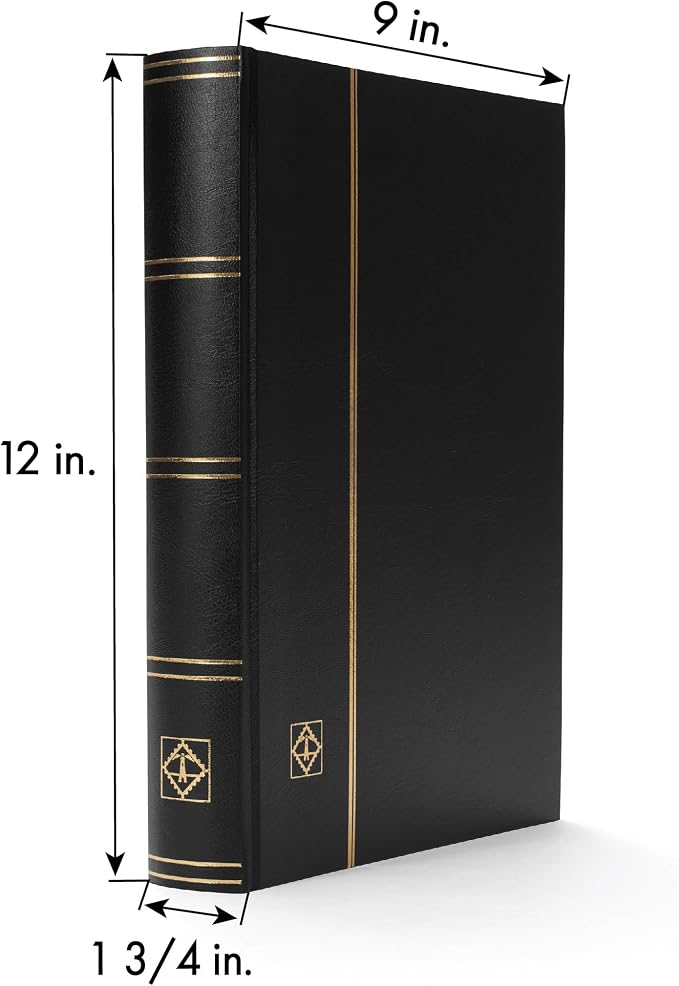 LIGHTHOUSE – “COMFORT” Padded Leather Cover Stockbook - Image 3