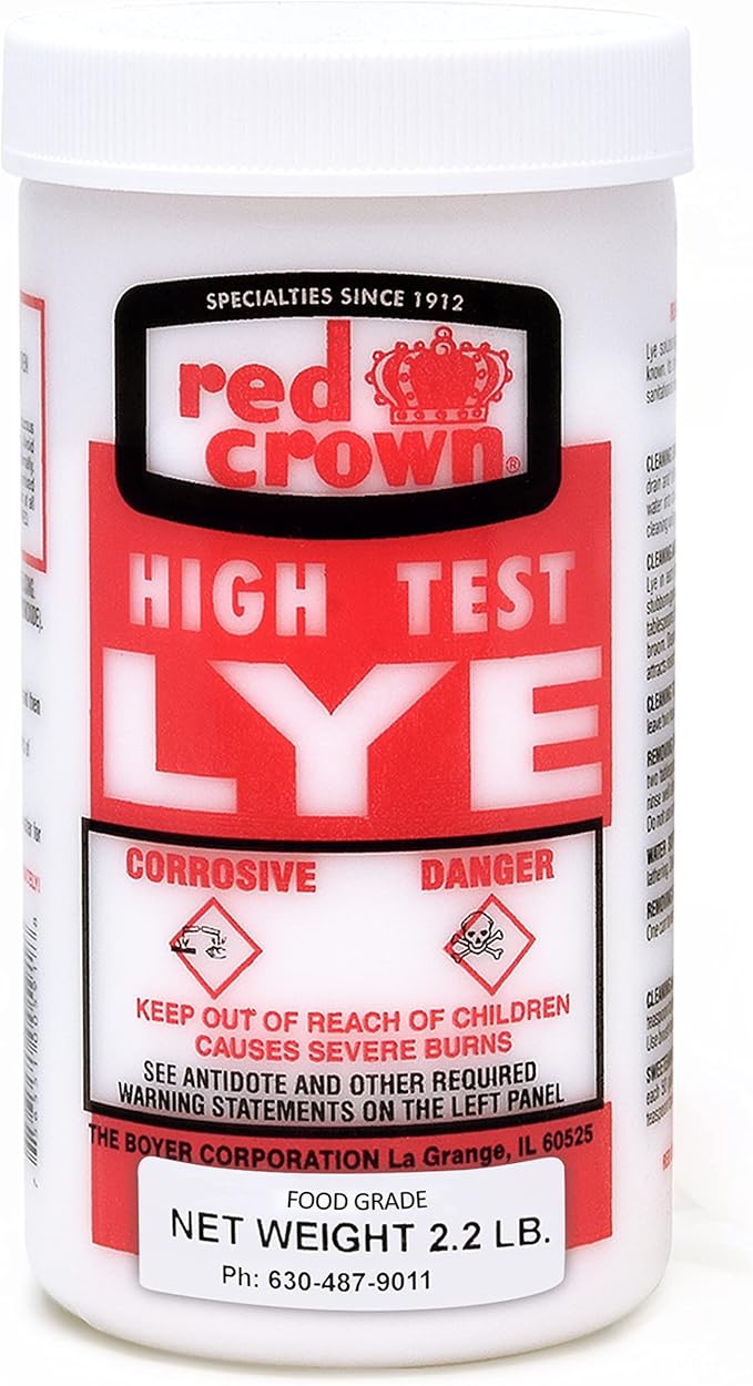 The Boyer Corporation Lye for Soap Making, Sodium Hydroxide Pure High Test Lye by Unknown
