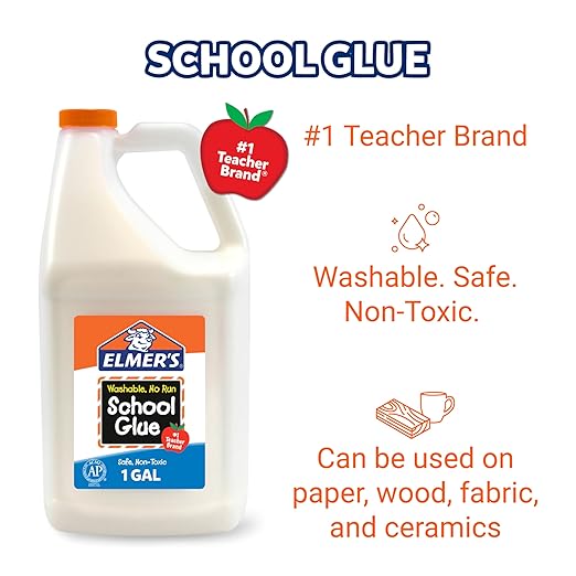 Elmer's White Liquid School Glue, 1 Gallon 2 Count, #1 Teacher Brand - Image 3