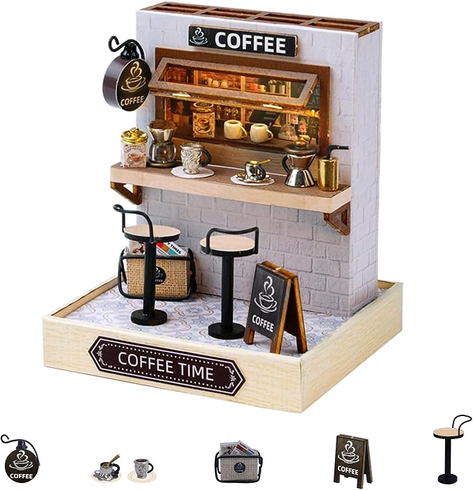 Flever Dollhouse Miniature DIY House Kit Creative Room by Flever