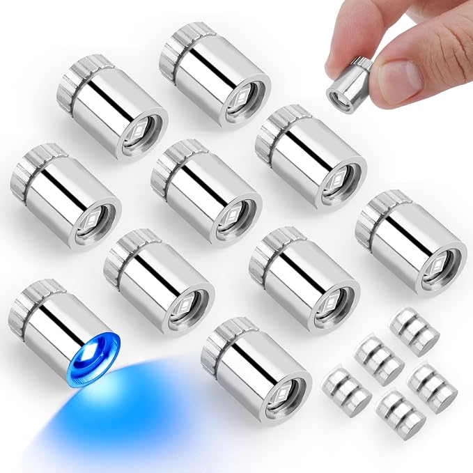 10pcs Mini LED Lights for Crafts, Small Battery Powered Balloon Miniature Micro by BTFO