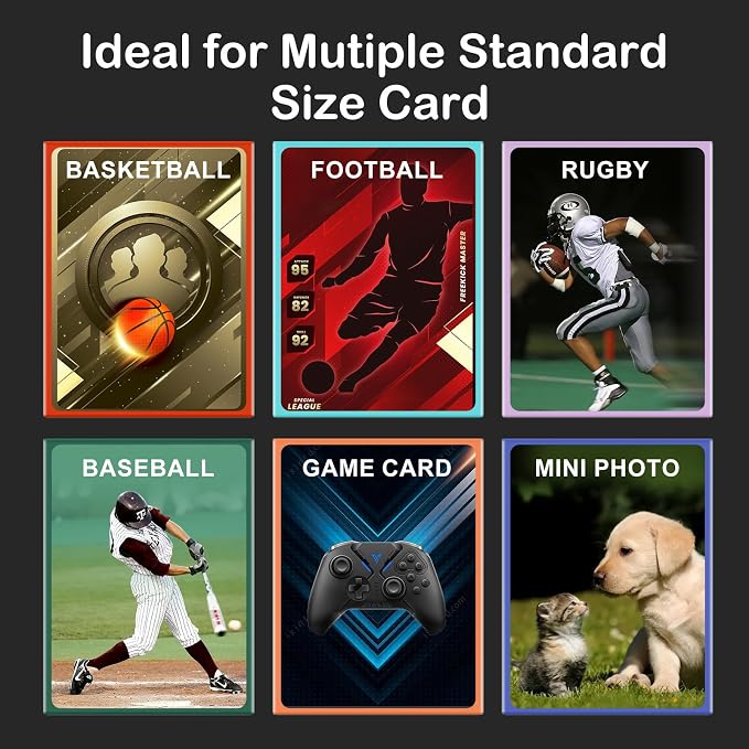 500 Counts Card Sleeves for Trading Cards, FOTEEMO Magic the Gathering Card - Image 4