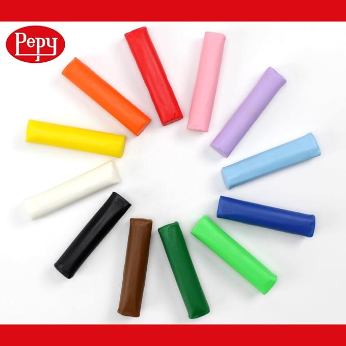 Pepy Plastilina Reusable and Non-Drying Modeling Clay; Set of 36; 3 Each of 12 - Image 2