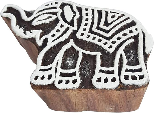 Royal Kraft Wooden Stamps DIY Fabric, Henna Printing Blocks THDtag108 by RoyalKraft
