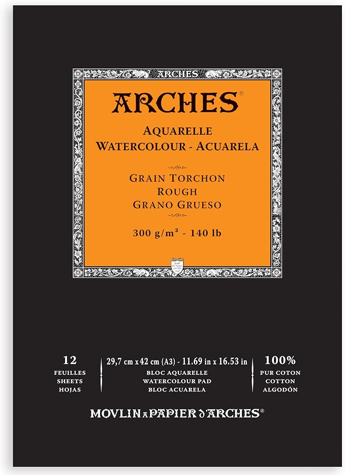 Arches Watercolor Pad 11.69x16.53-inch by ARCHES