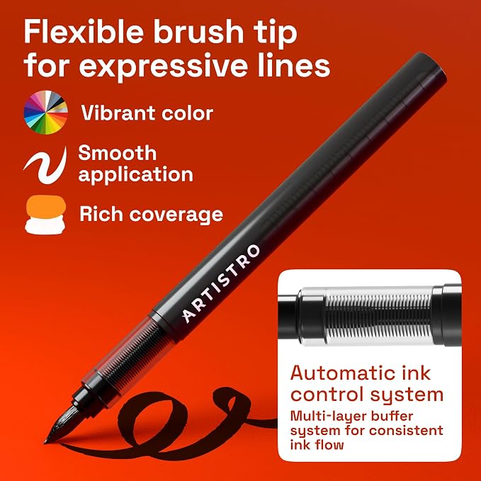 ARTISTRO Black Paint Pens - Image 2