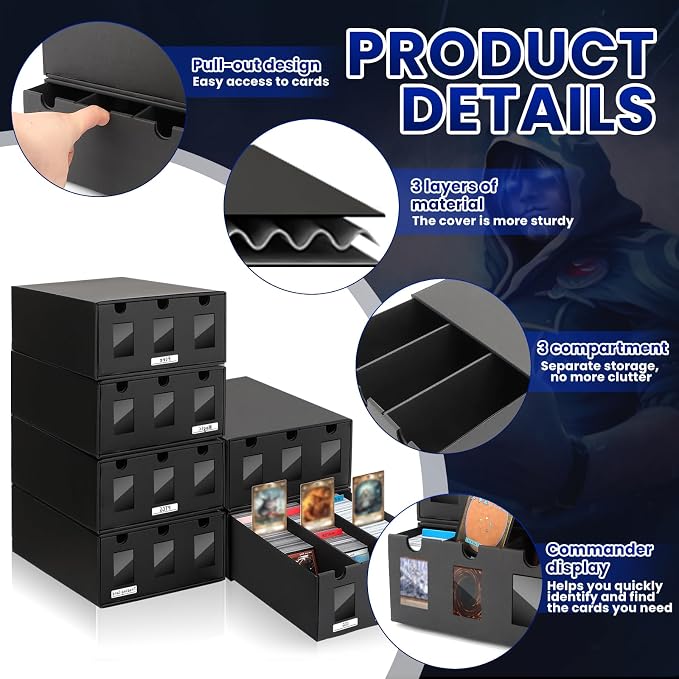 AOBOPLE Card Storage Box, 18000+ Cardboard Card Boxes - Image 5