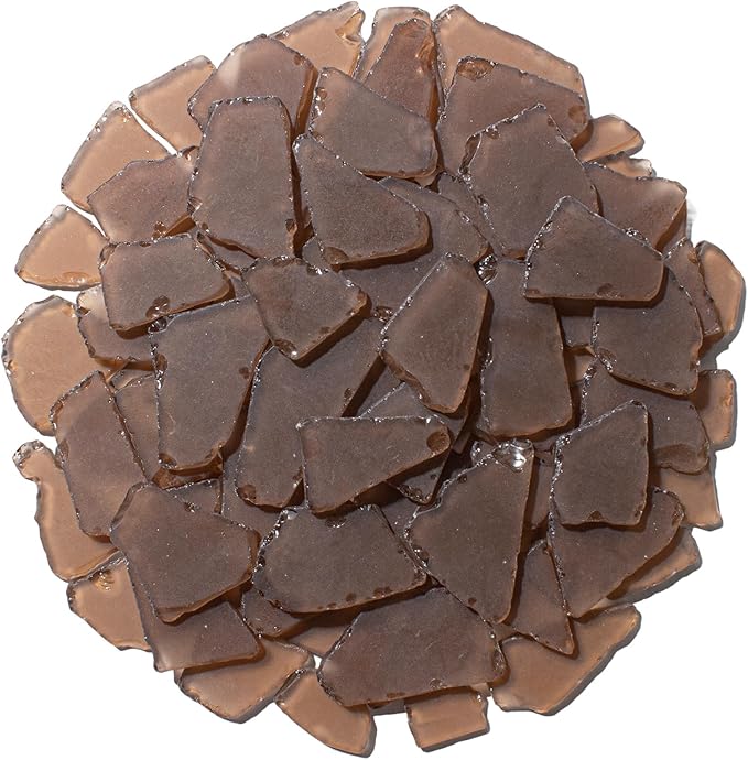 Keedolla 40oz Frosted Sea Glass Pieces Decor, 0.79"- 2" Beach Sea Glass Crafts by Keedolla