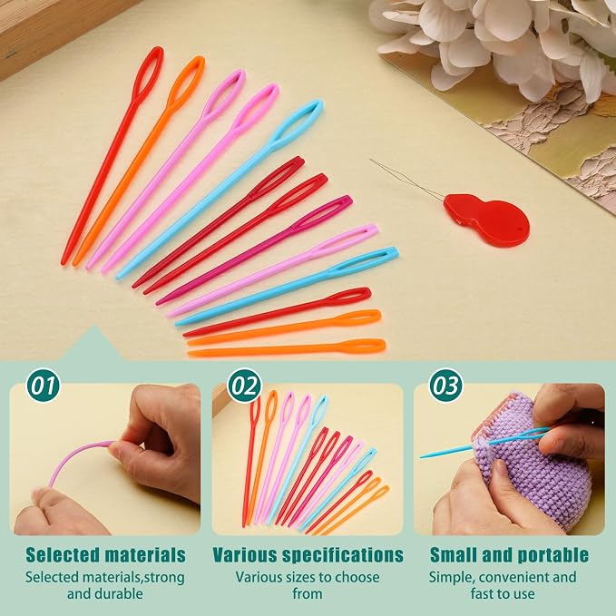 Bupete 40 Pcs Yarn Needles Set, Darning Needles - Image 5