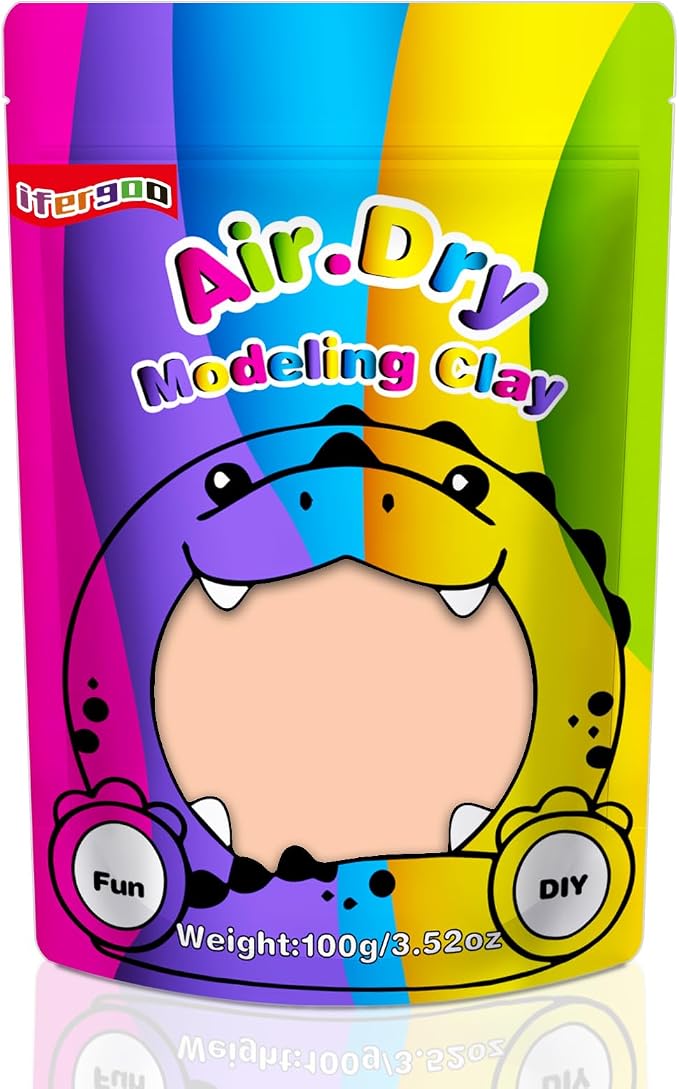 ifergoo Skin Air Dry Clay, DIY Creative Modeling Clay by iFergoo