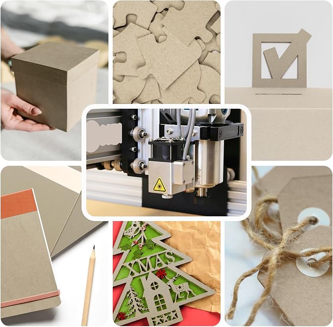 25 PC 12 x 12 Inch Sqaure Book Boards 80PT Binders Chipboard - Image 4