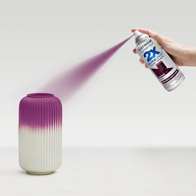 Rust-Oleum Painter's Touch 2X Ultra Cover Spray Paint, Satin Aubergine - Image 6