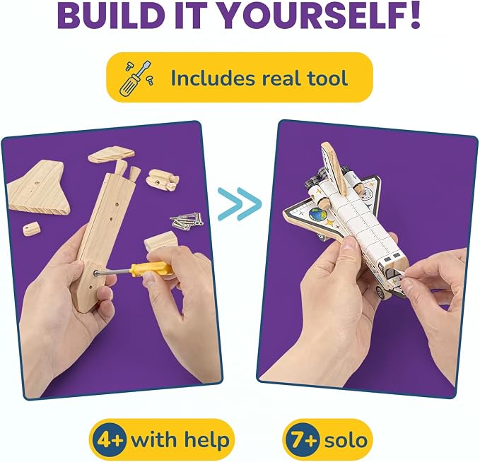 DIY Build Your Own Space Shuttle Toy Model - Image 2