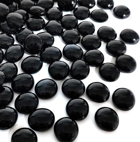 FANTIAN 10 lbs Black Glass Rocks by FANTIAN-GardeningMakesLifeBetter