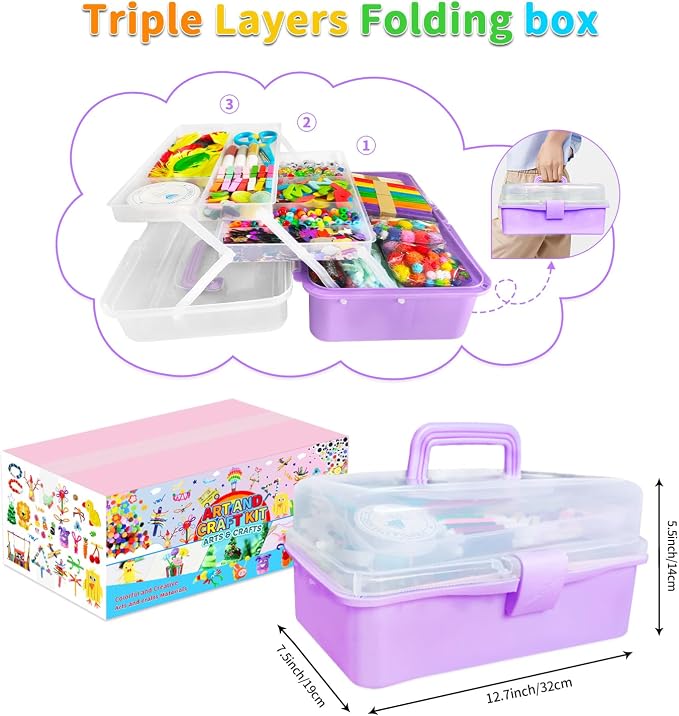 Itopstar 3000 Kids Arts and Crafts Supplies - Image 2