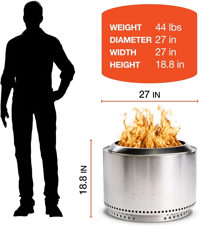 Solo Stove Yukon Big Yard Bundle 2.0 | Incl. Yukon Smokeless Fire Pit - Image 9