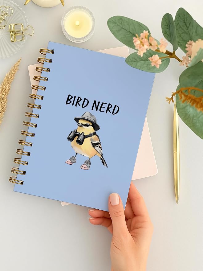 Funny Bird Birding Spiral Notebook, Birds Watching Journal, Gifts - Image 3