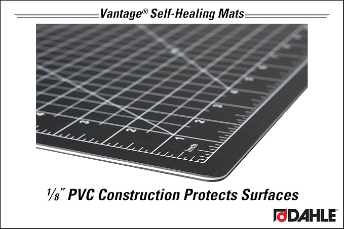 Dahle Vantage 10793 Double-Sided Premium Self-Healing Cutting Mat, 1/2" Grid - Image 9
