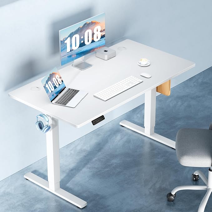 DUMOS 55 Inch Electric Standing Desk Height Adjustable, Sit to Stand Computer - Image 2