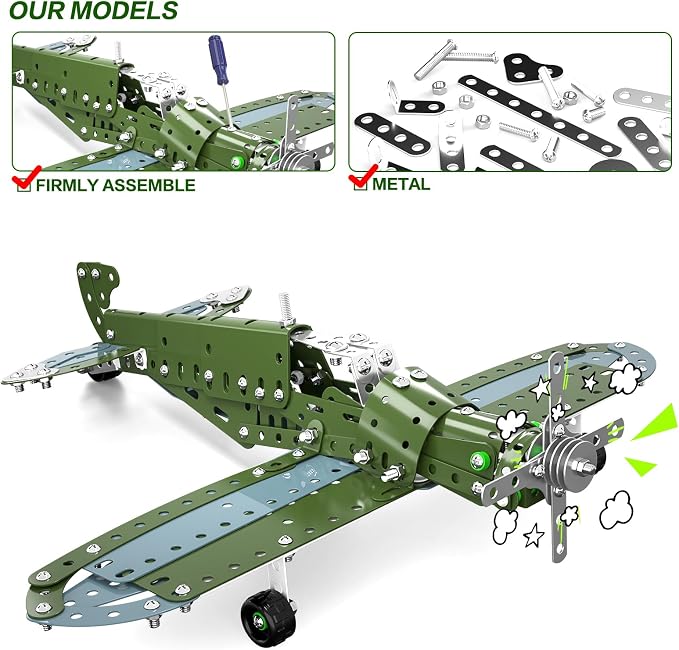 Lucky Doug Building Toys Model Airplane Set - Image 3