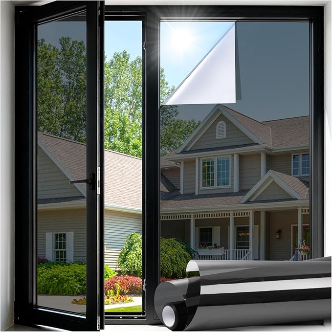 LUTE One Way Window Privacy Film, Window Tint, 23.6" x 78.7" | Sun Blocking UV by LUTE