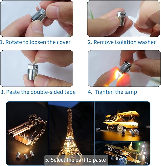 Mini LED Lights, Model Displays & Miniatures. Perfect - Image 2