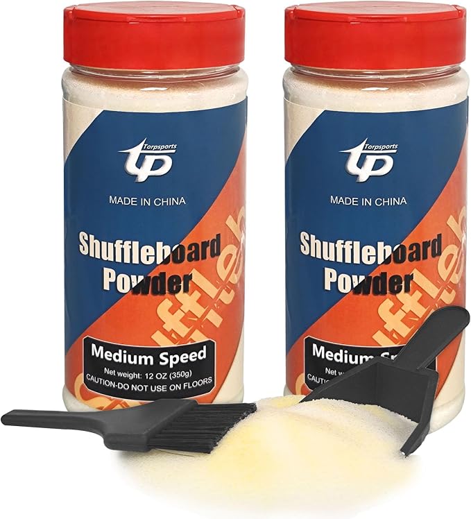 Shuffleboard Sand Wax High/Medium Speed Shuffleboard Powder Set, Shuffleboard by TP