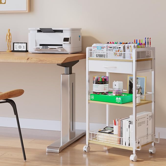 Homsorout 3 Tier Rolling Cart - Image 9