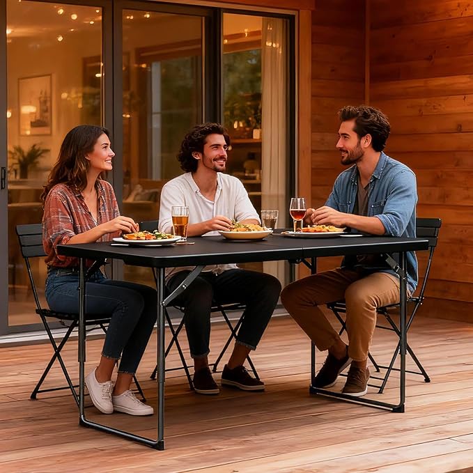 2 Pack Folding Table 4ft - Image 2