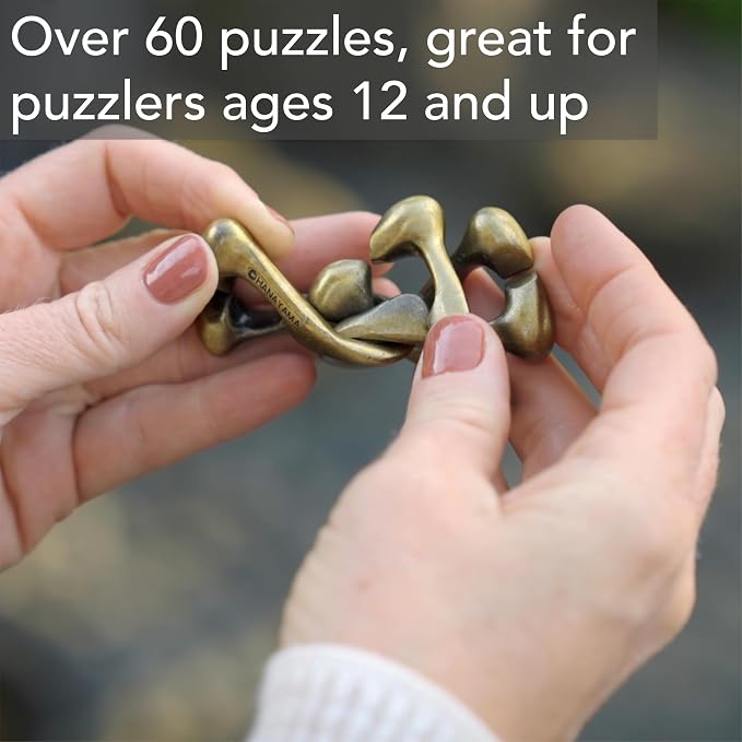 BePuzzled | Quartet Hanayama Metal Brainteaser Puzzle Mensa Rated Level 6 - Image 7