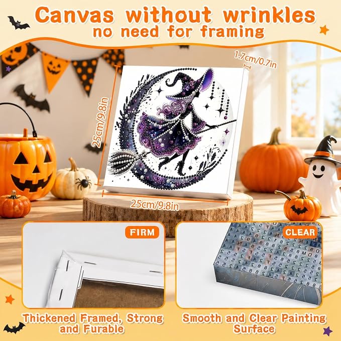 5D Witch Pearl Painting Kits for Adults - Image 2