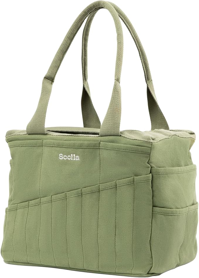 Soolla Studio Bag: Art Supply Storage Organizer & Pottery Tool Bag, Washable - Image 6