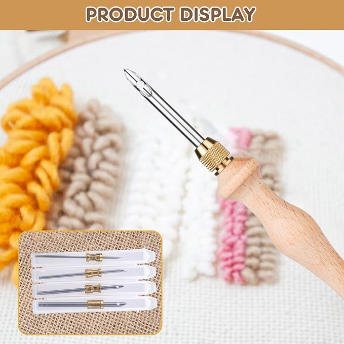 Cheloment 2 Sets of Punch Needle Kit - Image 4