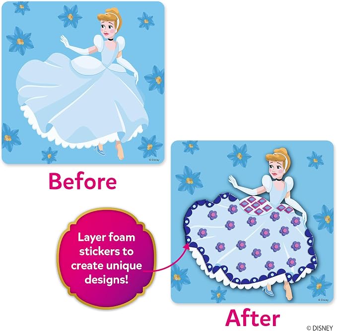 Skillmatics Fun with Foam 3D Sticker Art – Disney Princess, Mess-Free Fun | - Image 5