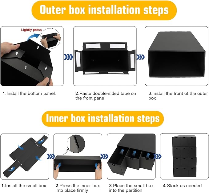 Trading Card Storage Box, Includes 18-600 CT Boxes & 60 Card Dividers, Trading - Image 5